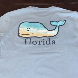vineyard vines Tee with Pink Whale Logo. L